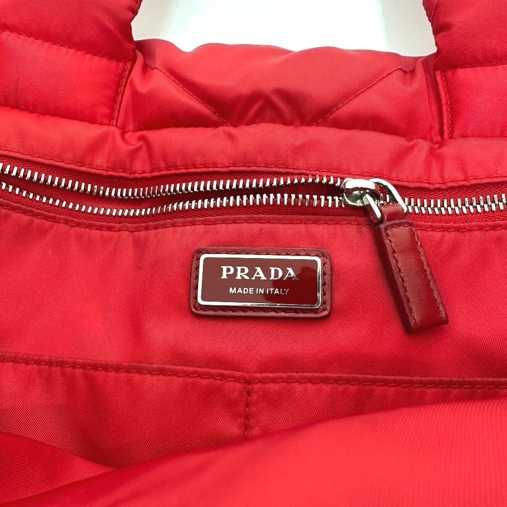 PRADA Padded Tote Bag Red - Picture 8 of 15